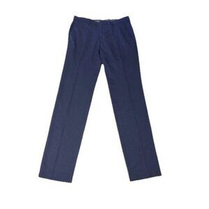 Haggar H26 Mens Flex Series Ultra Slim Suit Pants Midnight Blue Size 30 X 32 NWT